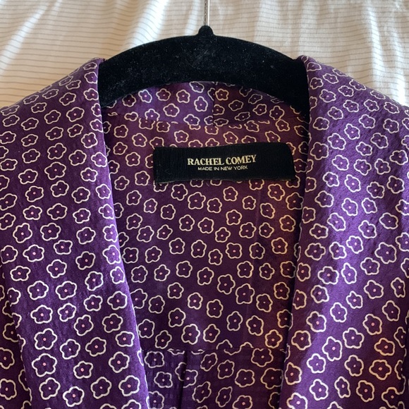 Rachel Comey Forward Purple Floral Printed Jumpsuit - Picture 6 of 7